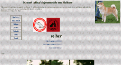 Desktop Screenshot of alinas.dk